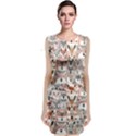 Mix Animal Faces Classic Sleeveless Midi Dress View1