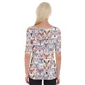 Mix Animal Faces Wide Neckline T-Shirt View2