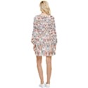 Mix Animal Faces Tiered Long Sleeve Mini Dress View2