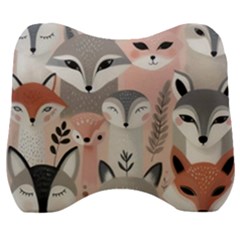 Fox Velour Head Support Cushion