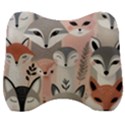 Fox Velour Head Support Cushion View1