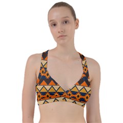 Aztec Mexico Inca Mayan Design Sweetheart Sports Bra