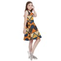 Aztec Mexico Inca Mayan Design Kids  Skater Dress View3