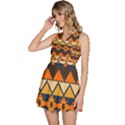 Aztec Mexico Inca Mayan Design Sleeveless High Waist Mini Dress View2