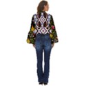 Eclectic Beauty Boho Long Bell Sleeve Top View4