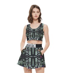 Star Wars Women s Crop Top Pleated Skater Rave Skirt