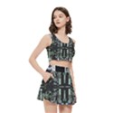 Star Wars Women s Crop Top Pleated Skater Rave Skirt View3