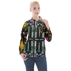 Hey Mister Nick Screenshot 2025-03-14 At 12 02 18?am Eclectic Beauty Updated Beautiful People Women s Long Sleeve Pocket Shirt