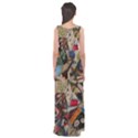 Background Embroidery Pattern Stitches Abstract Empire Waist Maxi Dress View2