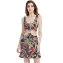 Background Embroidery Pattern Stitches Abstract Velour Cutout Dress View1