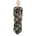 Background Graphic Wallpaper Decor Backdrop Design Quarter Sleeve Wrap Maxi Dress View2