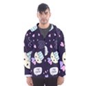 Cupcake Doodle Heart Love Men s Hooded Windbreaker View1