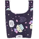 Cupcake Doodle Heart Love Foldable Shopping Bag View2
