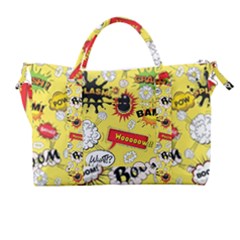 Cartoon Comics Pattern Carry-on Travel Shoulder Bag