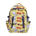 Cartoon Comics Pattern Carry-on Double Buckle Travel Backpack View1