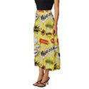Cartoon Comics Pattern Classic Midi Chiffon Skirt View2