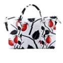 Rose Hip Pattern Branches Autumn Carry-on Travel Shoulder Bag View1