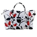 Rose Hip Pattern Branches Autumn Carry-on Travel Shoulder Bag View2