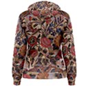 Abstract Flowers Women s Pullover Hoodie View2