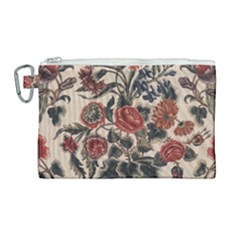 Beautiful Flowers Canvas Cosmetic Bag (large)