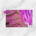 Magenta waves Canvas Cosmetic Bag (Large) View1