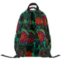 Mid Century Retro Floral 1970s 1960s Pattern 72 Carry-on Travel Backpack View2
