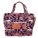Mid Century Retro Floral 1970s 1960s Pattern 74 Sports Shoulder Bag with Shoes Compartment View2
