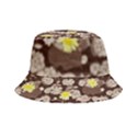 Mid Century Retro Floral 1970s 1960s Pattern 84 Inside Out Bucket Hat View2