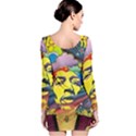 Psychedelic Rock Jimi Hendri Long Sleeve Velvet Bodycon Dress View2