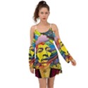 Psychedelic Rock Jimi Hendri Boho Dress View1