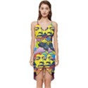 Psychedelic Rock Jimi Hendri Wrap Frill Dress View1