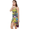 Psychedelic Rock Jimi Hendri Wrap Frill Dress View2