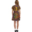 Grateful Dead Psychedelic Bears Kids  Bow Tie Puff Sleeve Dress View4