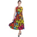 Grateful Dead Jam Bears Round Neck Boho Dress View1