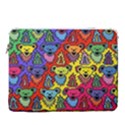 Grateful Dead Jam Bears 15  Vertical Laptop Sleeve Case With Pocket View1