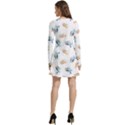 Bluey pattern Long Sleeve Velour Skater Dress View4