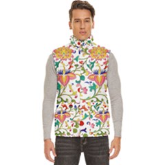 Owenjones Chinese 02 Bright-001 Men s High Neck Button Up Puffer Vest