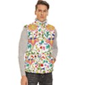 Owenjones Chinese 02 Bright-001 Men s High Neck Button Up Puffer Vest View3