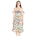 Owenjones Chinese 02 Bright-001 Shoulder Tie Bardot Midi Dress View1