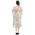 Owenjones Chinese 02 Bright-001 Shoulder Tie Bardot Midi Dress View2