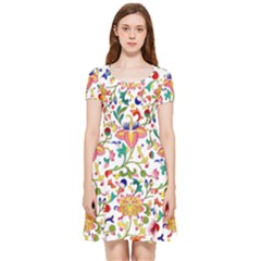 Owenjones Chinese 02 Bright-001 Inside Out Cap Sleeve Dress
