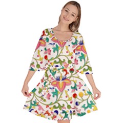 Owenjones Chinese 02 Bright-001 Velour Kimono Dress