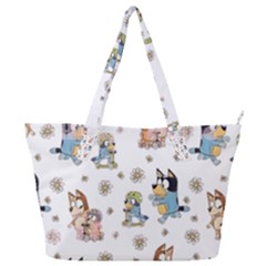 Bluey, Bluey Merch, Bluey Pattern, Bluey Bluey, Bingo, Bluey Design, Bluey Dog Full Print Shoulder Bag