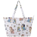 Bluey, Bluey merch, Bluey pattern, Bluey Bluey, bingo, Bluey design, bluey dog Full Print Shoulder Bag View1
