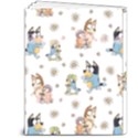 Bluey, Bluey merch, Bluey pattern, Bluey Bluey, bingo, Bluey design, bluey dog 7  x 9  Hardcover Notebook View2