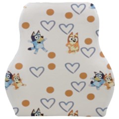 Bluey, Bluey Merch, Bluey Pattern, Bluey Bluey, Bingo, Bluey Design, Bluey Dog Car Seat Velour Cushion 