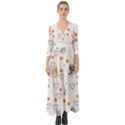 Bluey, Bluey merch, Bluey pattern, Bluey Bluey, bingo, Bluey design, bluey dog Button Up Boho Maxi Dress View1