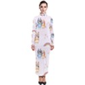 Bluey, Bluey merch, Bluey pattern, Bluey Bluey, bingo, Bluey design, bluey dog Turtleneck Maxi Dress View1