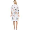 Bluey, Bluey merch, Bluey pattern, Bluey Bluey, bingo, Bluey design, bluey dog Classy Knee Length Dress View4