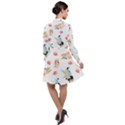 Bluey, Bluey merch, Bluey pattern, Bluey Bluey, bingo, Bluey design, bluey dog Long Sleeve Chiffon Shirt Dress View2
